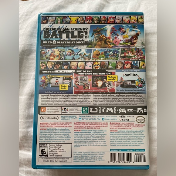 UNOPENED Nintendo Super Smash Bros for Wii U - Picture 2 of 4